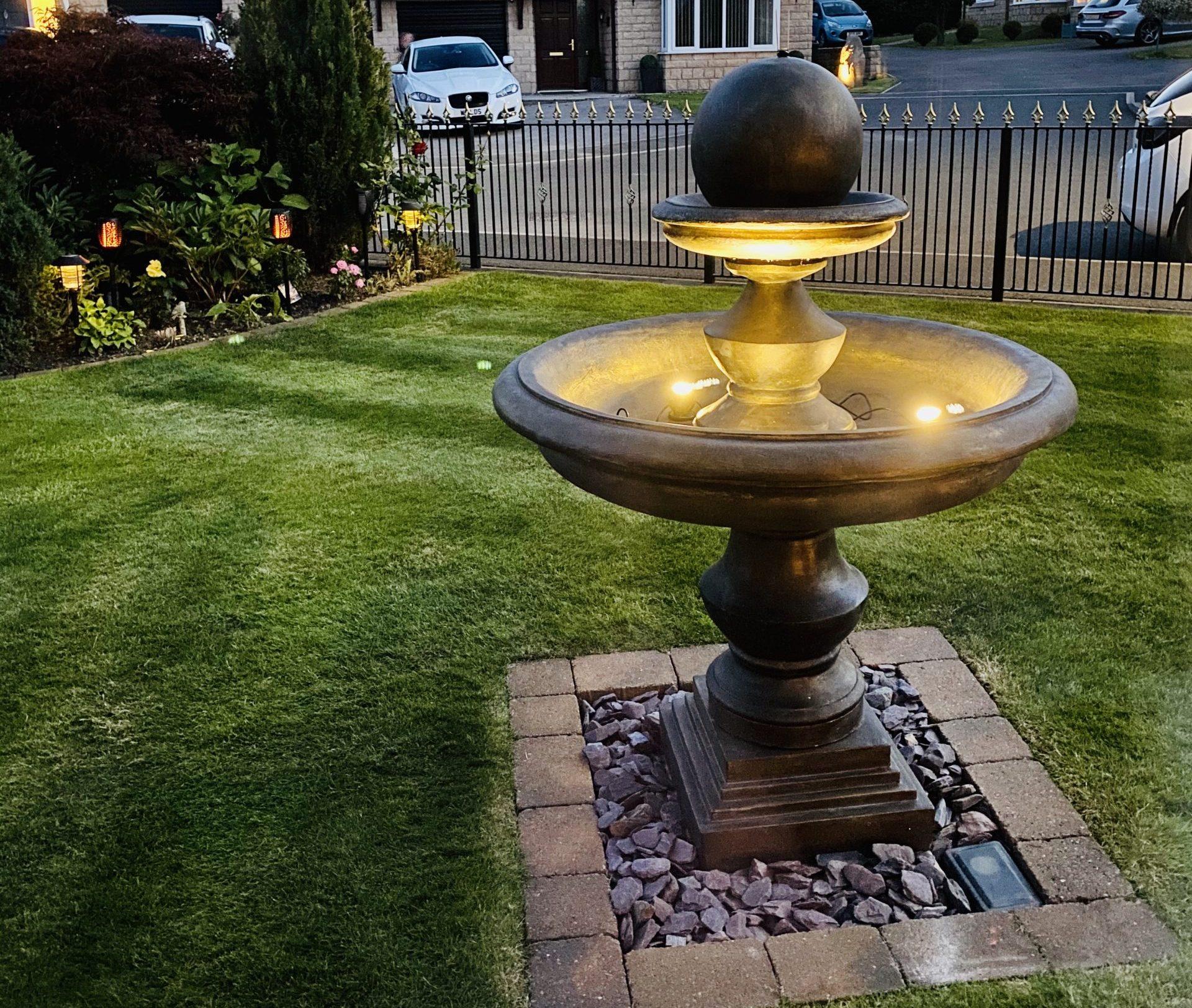 garden water fountain