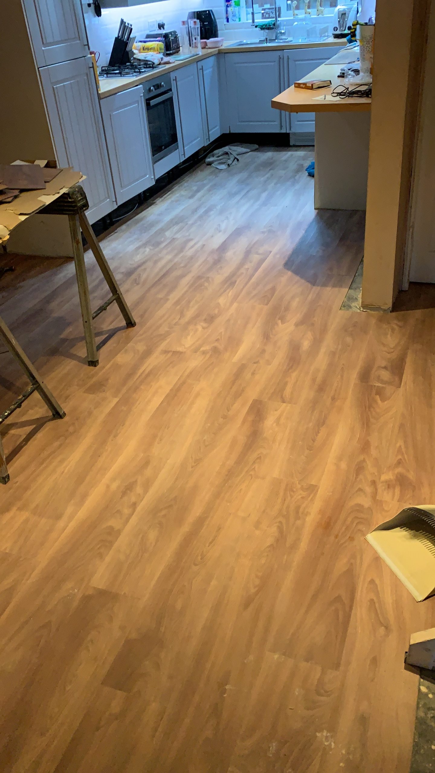brand new plank LVT flooring